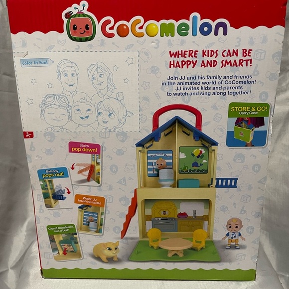 NIB Cocomelon Pop-Up Playhouse with Yellow and Blue Accents - Picture 6 of 13
